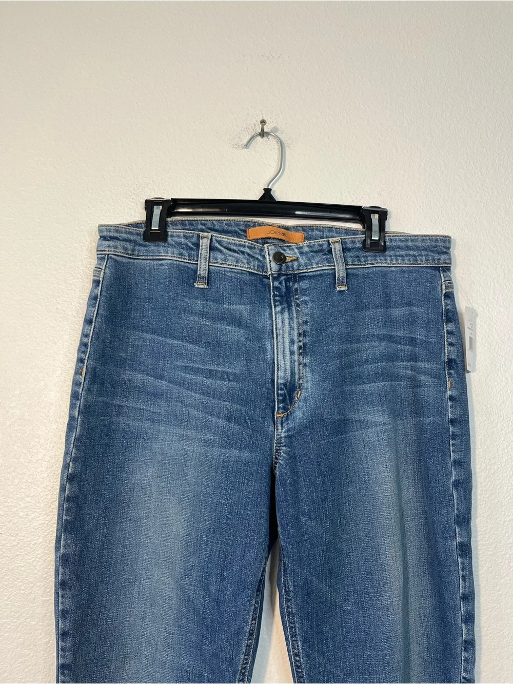 Joes Jeans Micro Flare High Rise Medium Wash Jeans Size 32 NEW Raw Hem